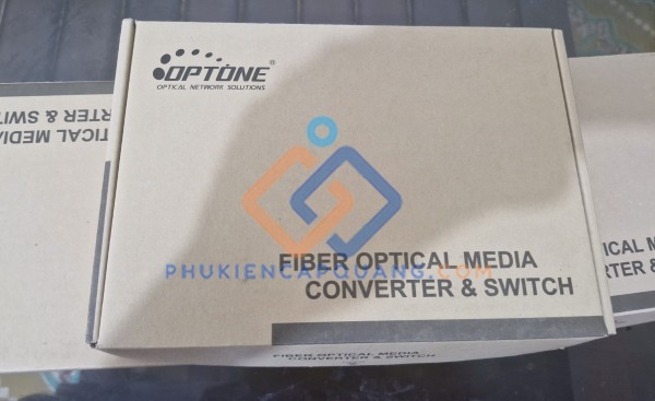 Converter quang singlemode 1 sợi Optone 10/100/1000 OPT-3201S20