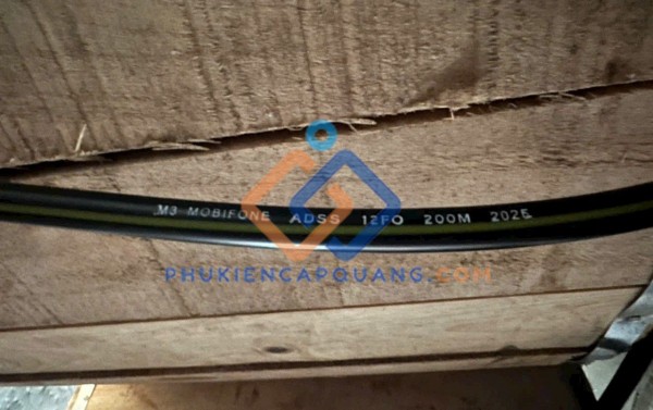 ​Cáp quang treo ADSS 12Fo KV200 