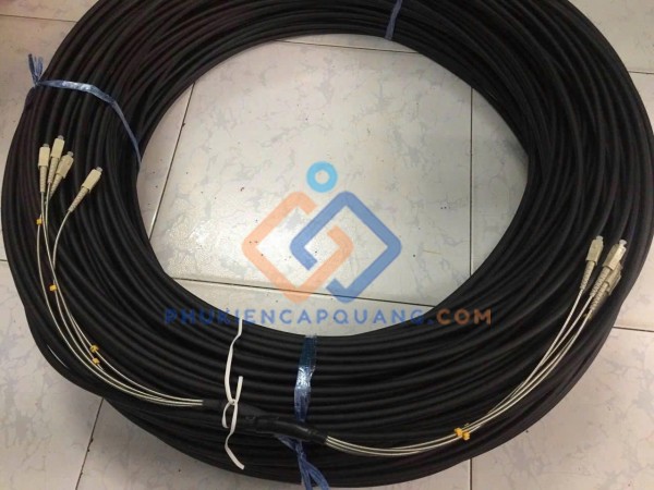 Cáp quang 4Fo 4 core gắn đầu nối LC-LC dài 300m