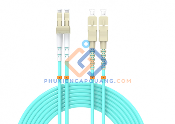 Dây nhảy quang OM3 Multimode LC/UPC-SC/UPC
