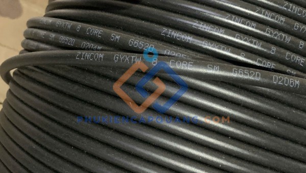 Cáp quang 8Fo ngầm Zincom ZC-GYXTW-8C-SM-G652D