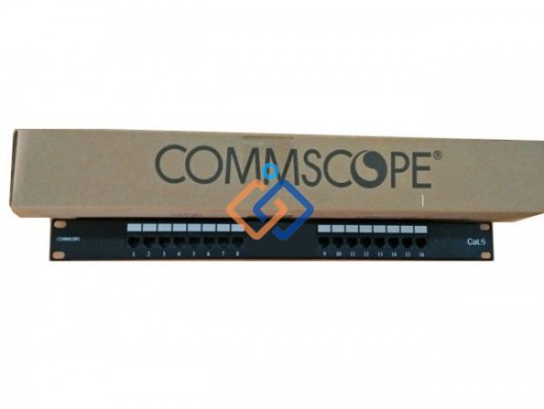 Patch panel Commscope 16 port Cat5e