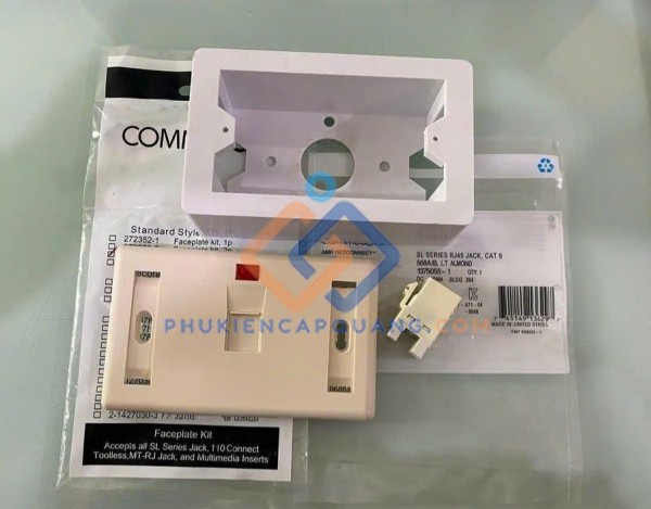 Mặt nạ RJ45 1 port Commscope 272368-1