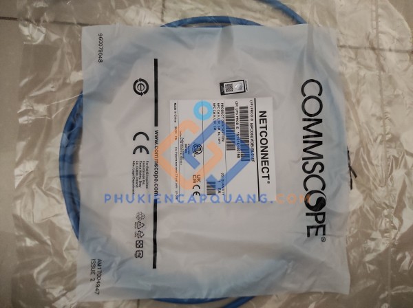 Dây nhảy mạng Patch cord CAT6 Commscope dài 0.5M PN: NPC06UVDB-BL002F