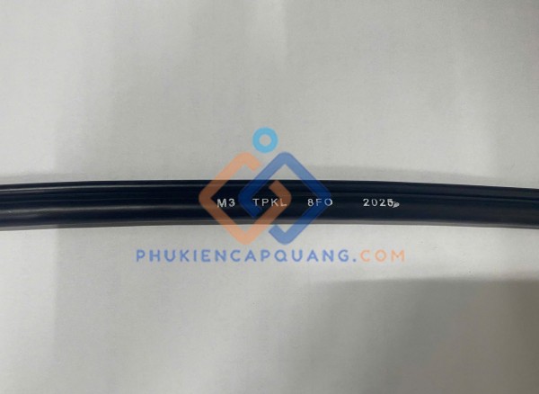 Cáp quang M3 Viettel 8Fo treo phi kim loại