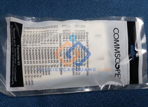 Mặt nạ mạng AMP/Commscope 1 port 272368-1