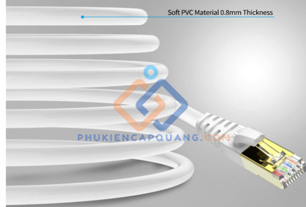 Dây nhảy mạng CAT7 S/FTP chuẩn 10G dài 25M