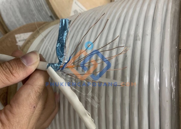 Dây mạng Cat6 FTP bọc bạc chống nhiễu