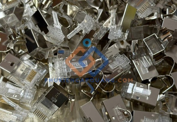 Đầu bấm mạng RJ45 Cat6A/Cat7 FTP chống nhiễu ALANTEK 302-203FA6-1550