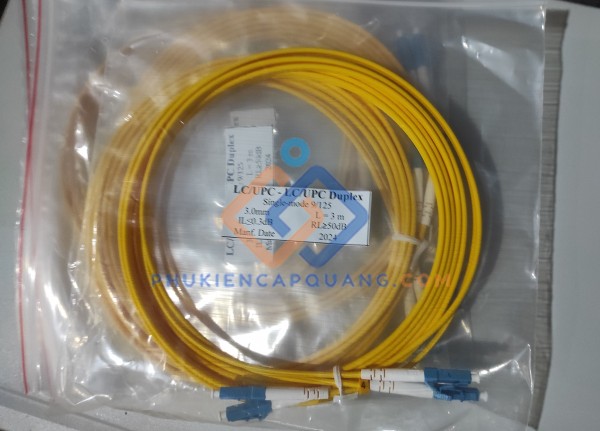 Dây nhảy quang Singlemode LC/UPC-LC/UPC