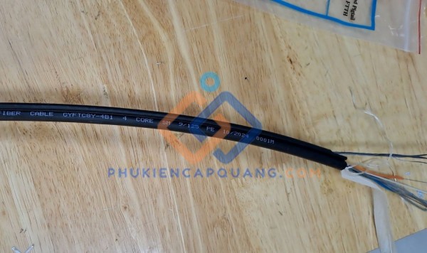 Cáp quang 4Fo ngầm có băng thép