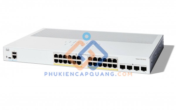 Thiết bị chuyển mạch Switch CISCO C1200-24P-4X Catalyst 1200 24-port GE PoE 4x10G SFP+