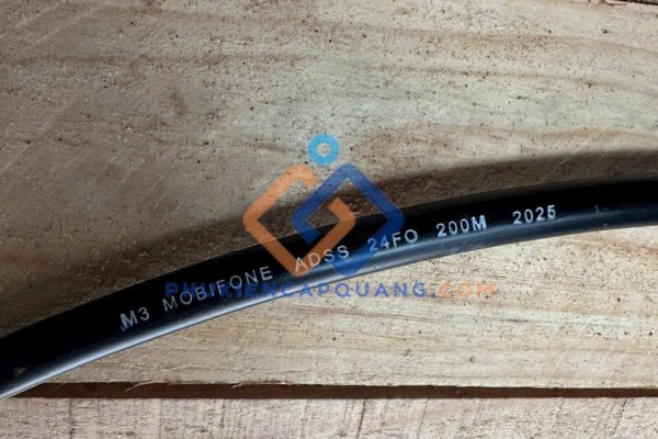 Cáp quang treo ADSS 24Fo Mobifone KV200