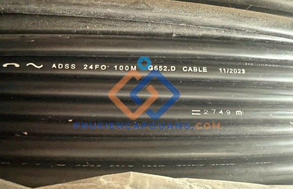 Cáp quang treo 24Fo ADSS M3 Viettel Kv100