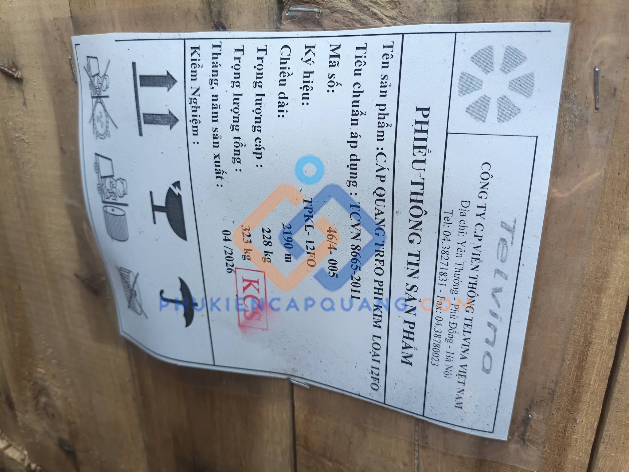 cap-quang-singlemode-12fo-telvina-treo-phi-kim-loai-tpkl